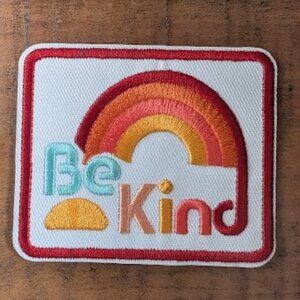 Be kind embroidered patch